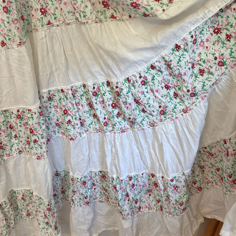 Palak Tiered Floral Maxi Dress Large - Picture 4 of 5